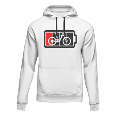 Low Battery Adult Fleece Hooded Sweatshirt